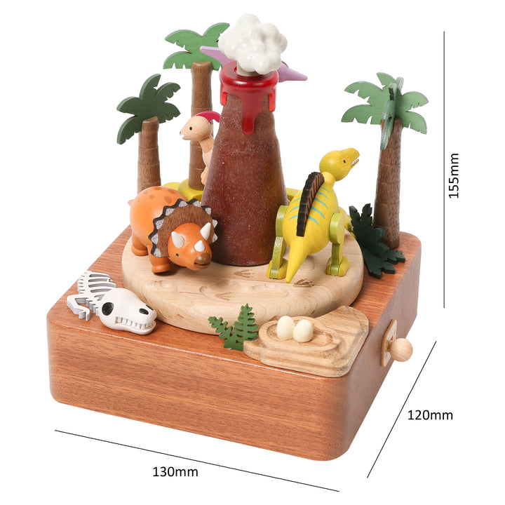 Dinosaurs & Volcanic Music Box
