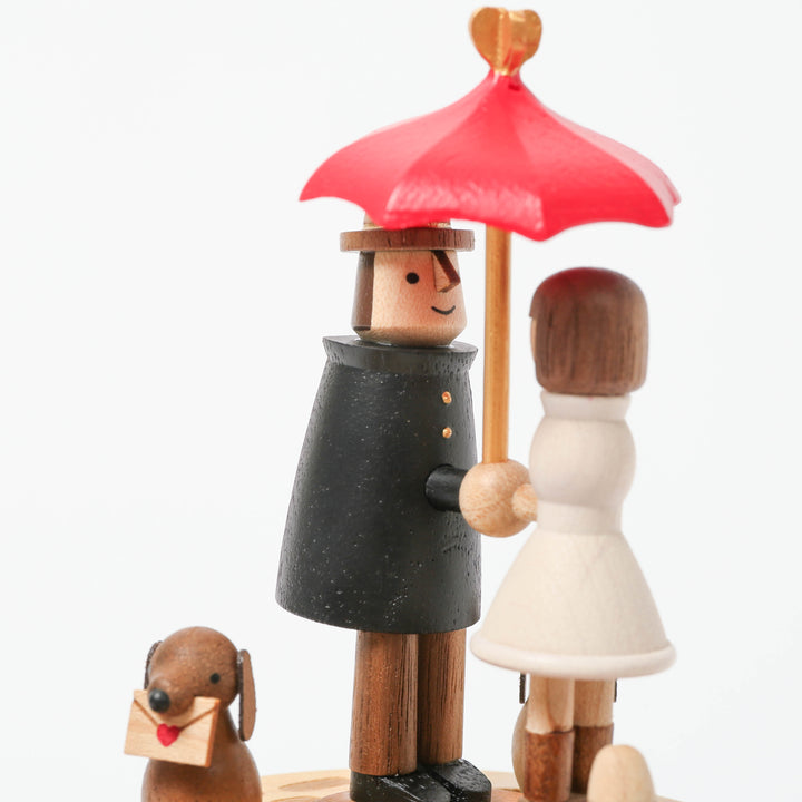 Love Umbrella Music Box