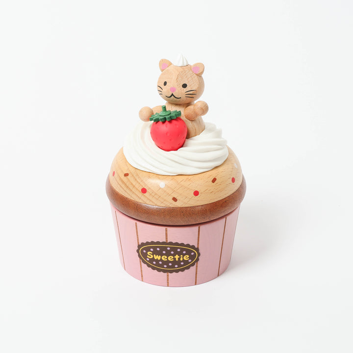 Kitten Cupcake Music Box