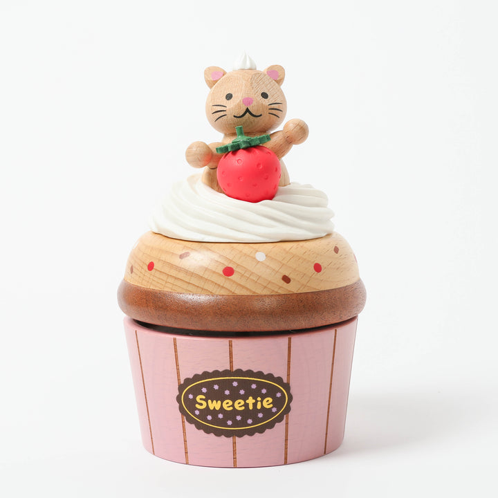 Kitten Cupcake Music Box