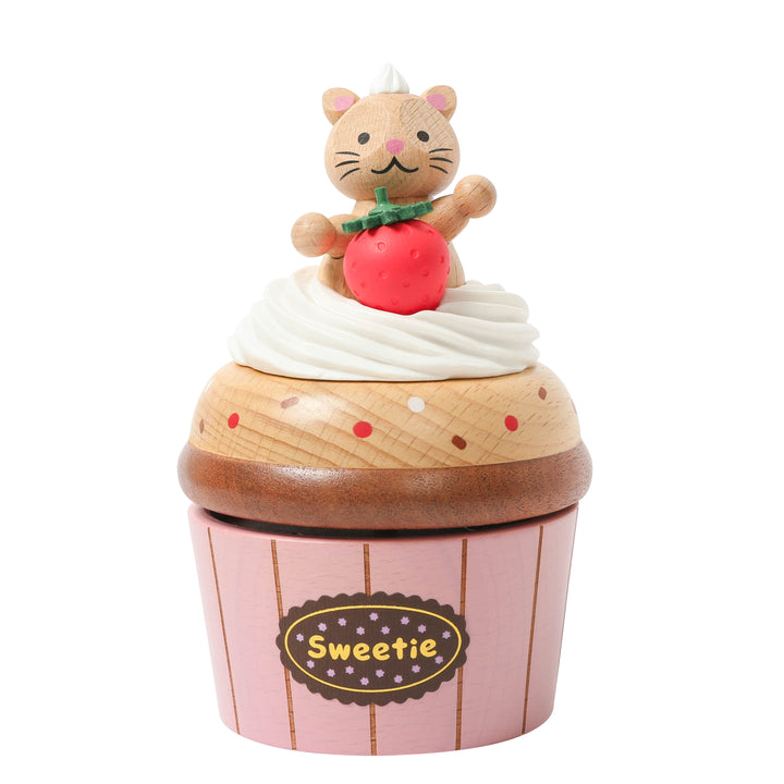 Kitten Cupcake Music Box