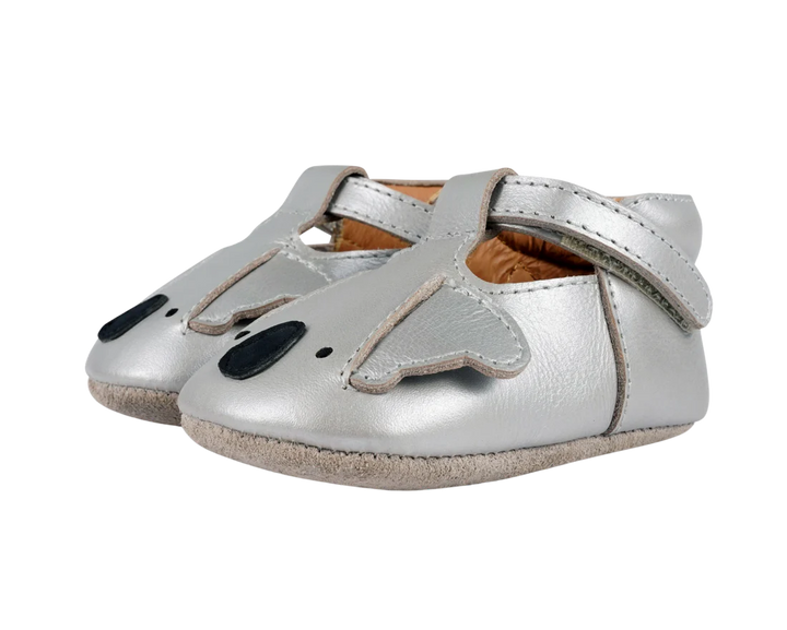 Blinc Shoes | Koala | Grey Silver Metallic Leather