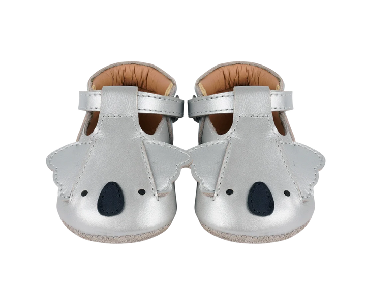 Blinc Shoes | Koala | Grey Silver Metallic Leather