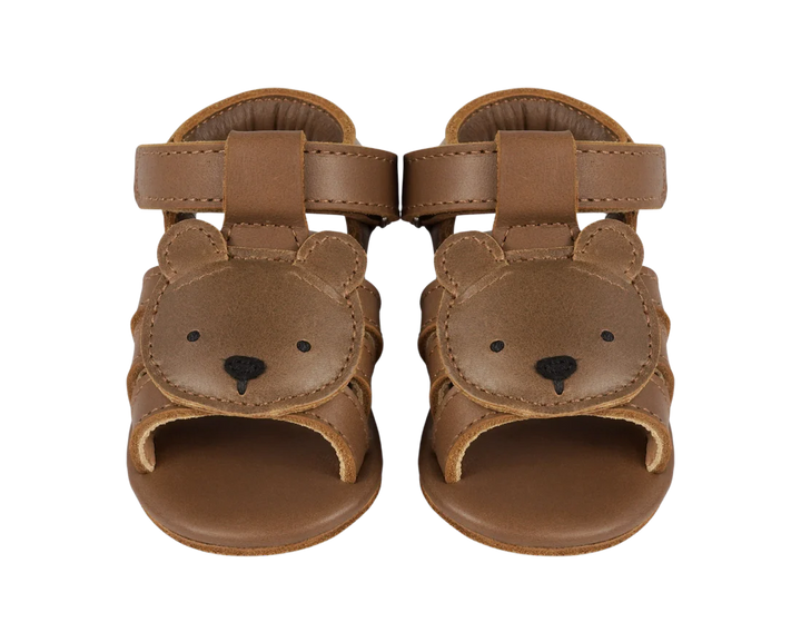Diedan Sandals | Bear | Cognac Classic Leather