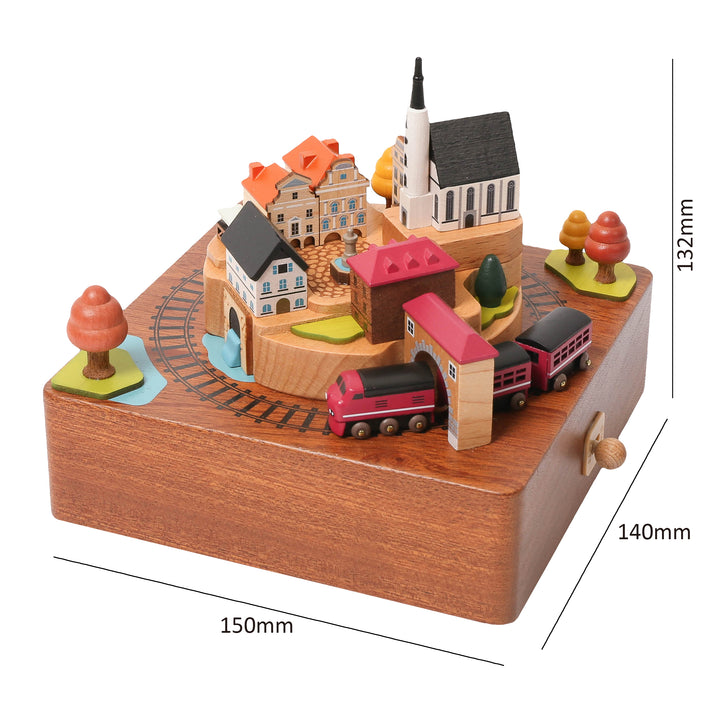 Autumn Train Music Box
