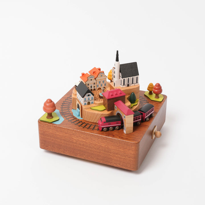 Autumn Train Music Box