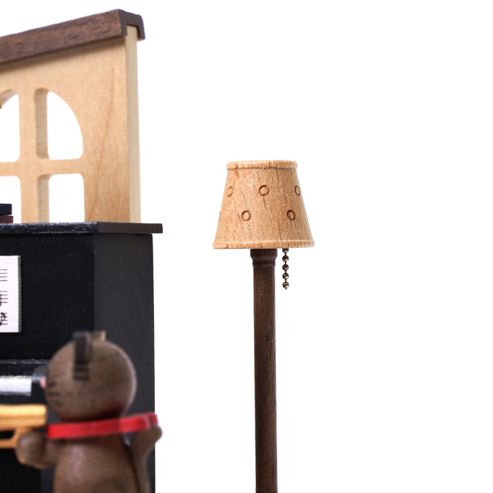 Cat Play Piano Music Box