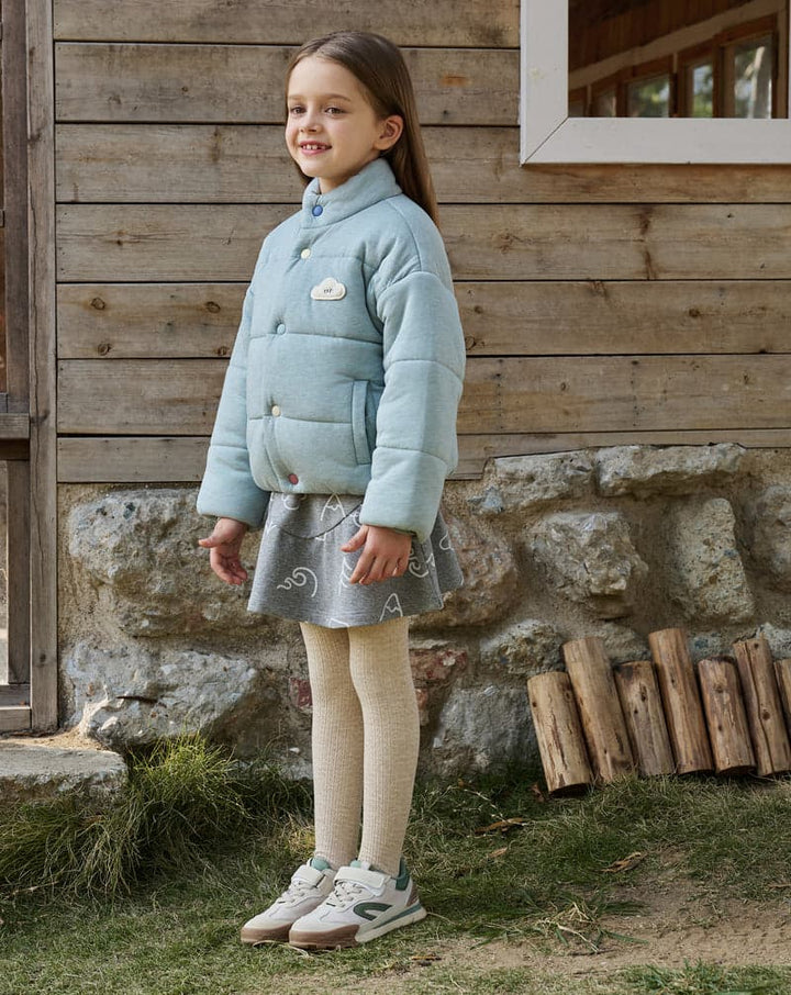 Bamboo Avocado Jersey kids Cloud Jacket - Slate