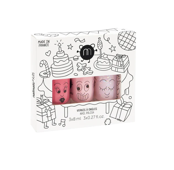 Set of 3 nail polishes