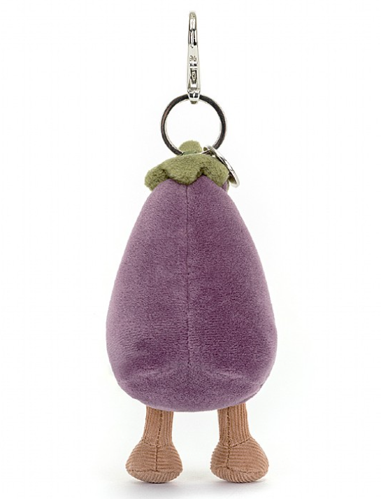 Jellycat Vivacious Eggplant Bag Charm