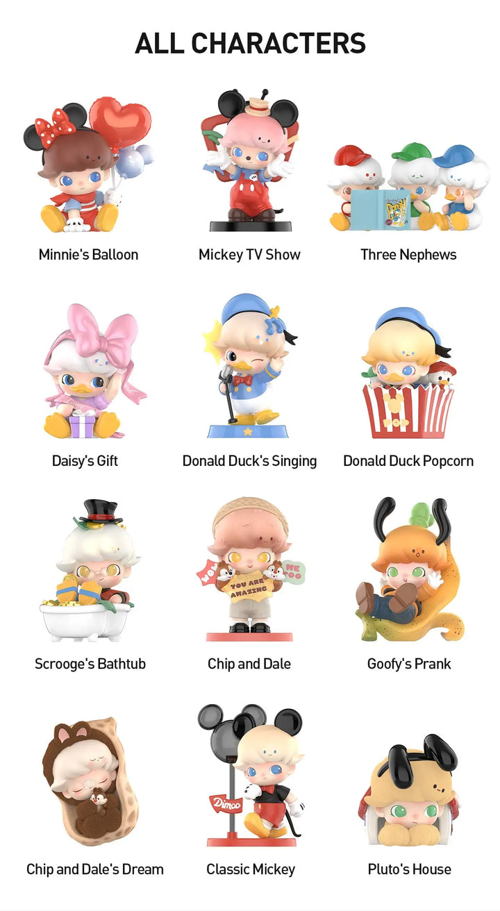 DIMOO WORLD × DISNEY Series Figures