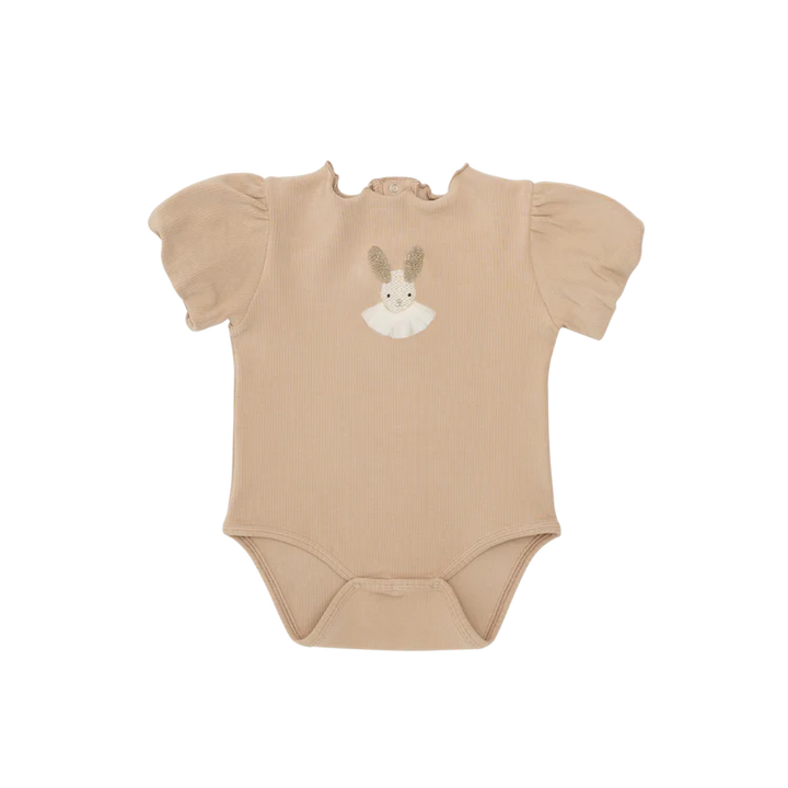 Nowie Bodysuit | Festive Rabbit | Rose Mocha