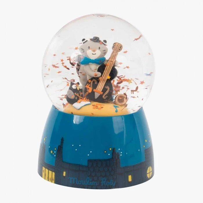 Moustaches - Musical Snow Globe