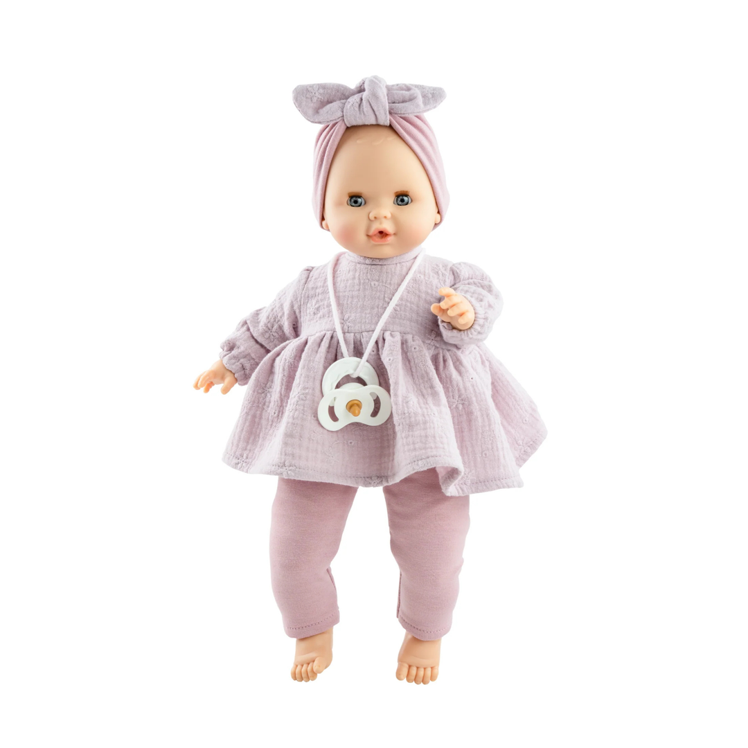 Alex & Sonia doll - Antique pink dress and headband - Paola Reina