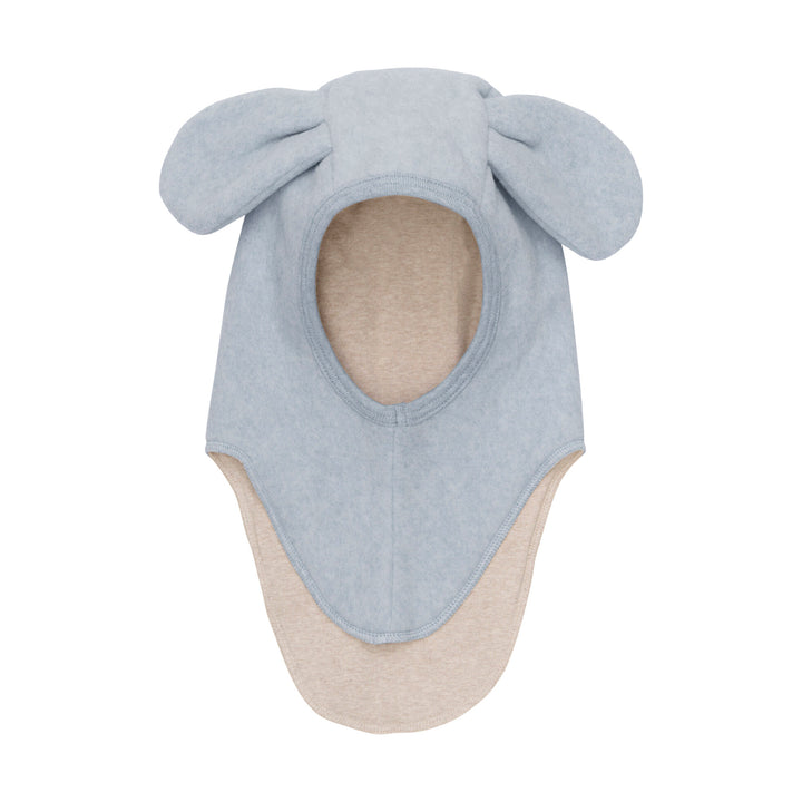 Ears Balaclava Cotton Fleece | Quarry