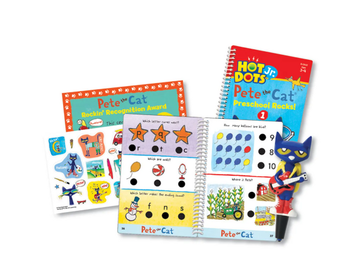 Hot Dots® Jr. Pete the Cat® Preschool Rocks! (Level 2)