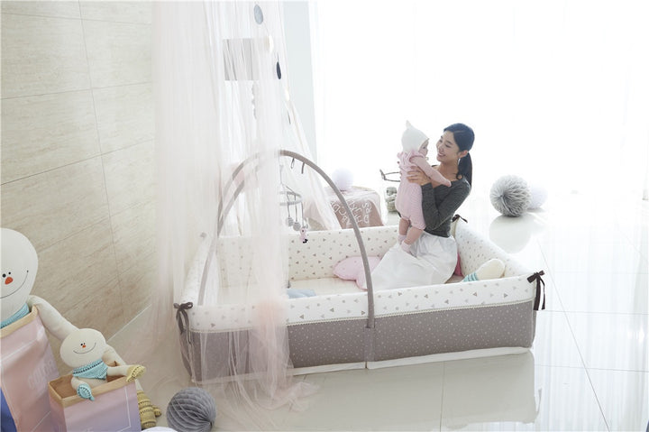 Inua Bumper Bed - Milk Brown