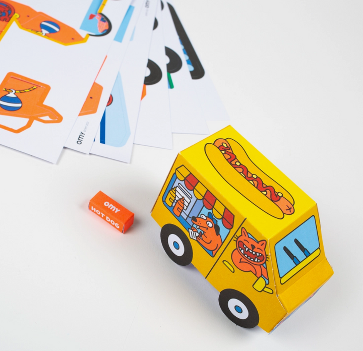 3D Paper Toys - Vehicle