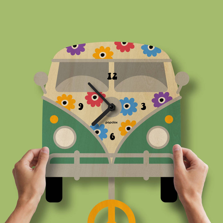 Peace Bus Pendulum Clock