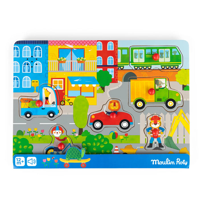 Popipop - Wooden Sound Puzzle City