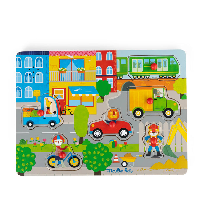 Popipop - Wooden Sound Puzzle City