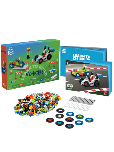 Go! Learn to Build - Vehicles - 500pcs