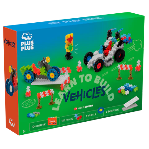 Go! Learn to Build - Vehicles - 500pcs