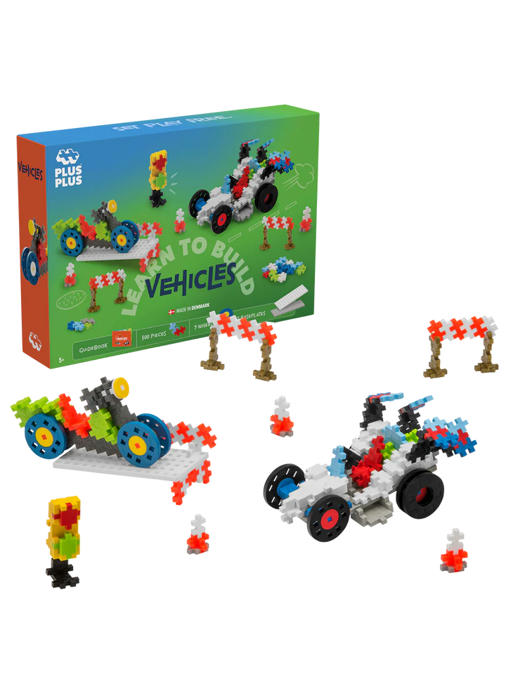Go! Learn to Build - Vehicles - 500pcs