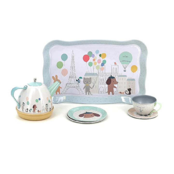 Sarah Betz - Nature Musical Tin Tea Set