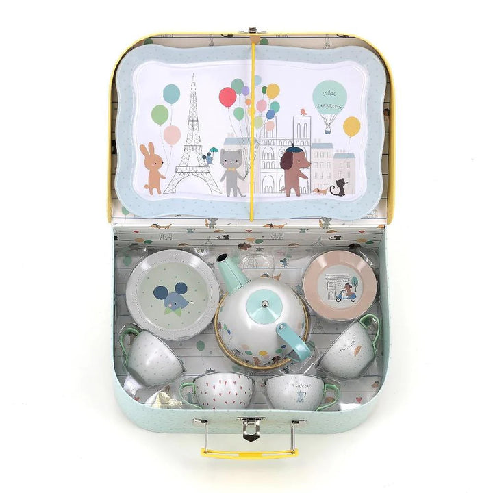 Sarah Betz - Nature Musical Tin Tea Set