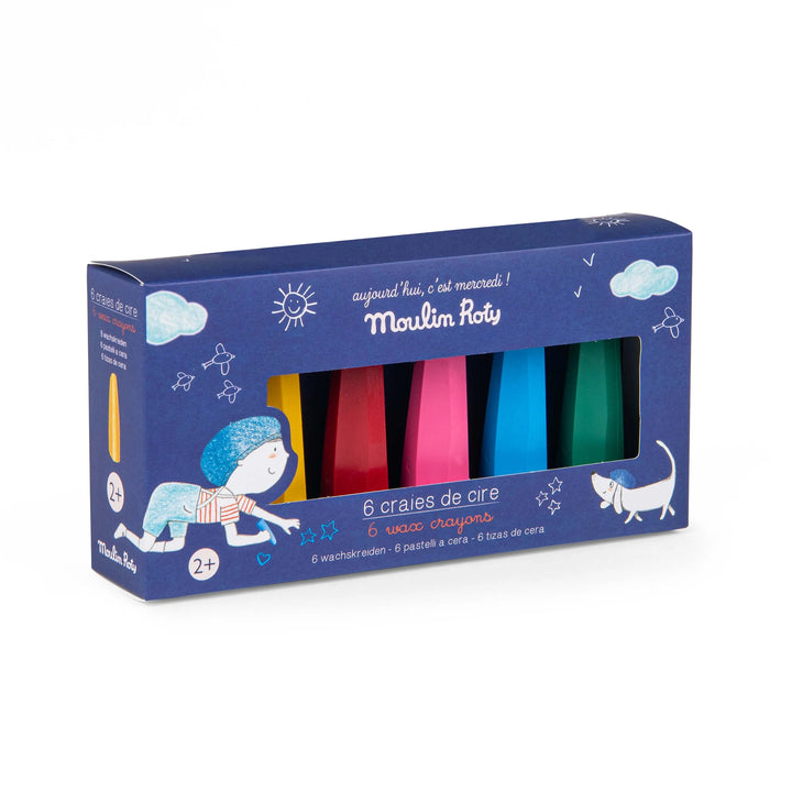 Aujourd' Hui... - 6 Wax Crayons