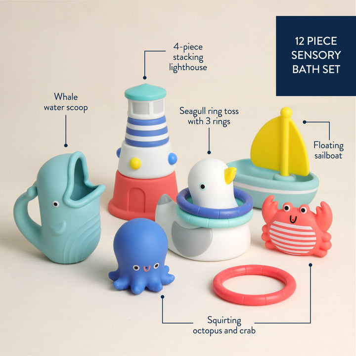 Seaside Splash Gift Set Soft Bath + Water Toys