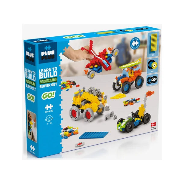 Go! Learn to Build - Vehicles Super Set -800pcs