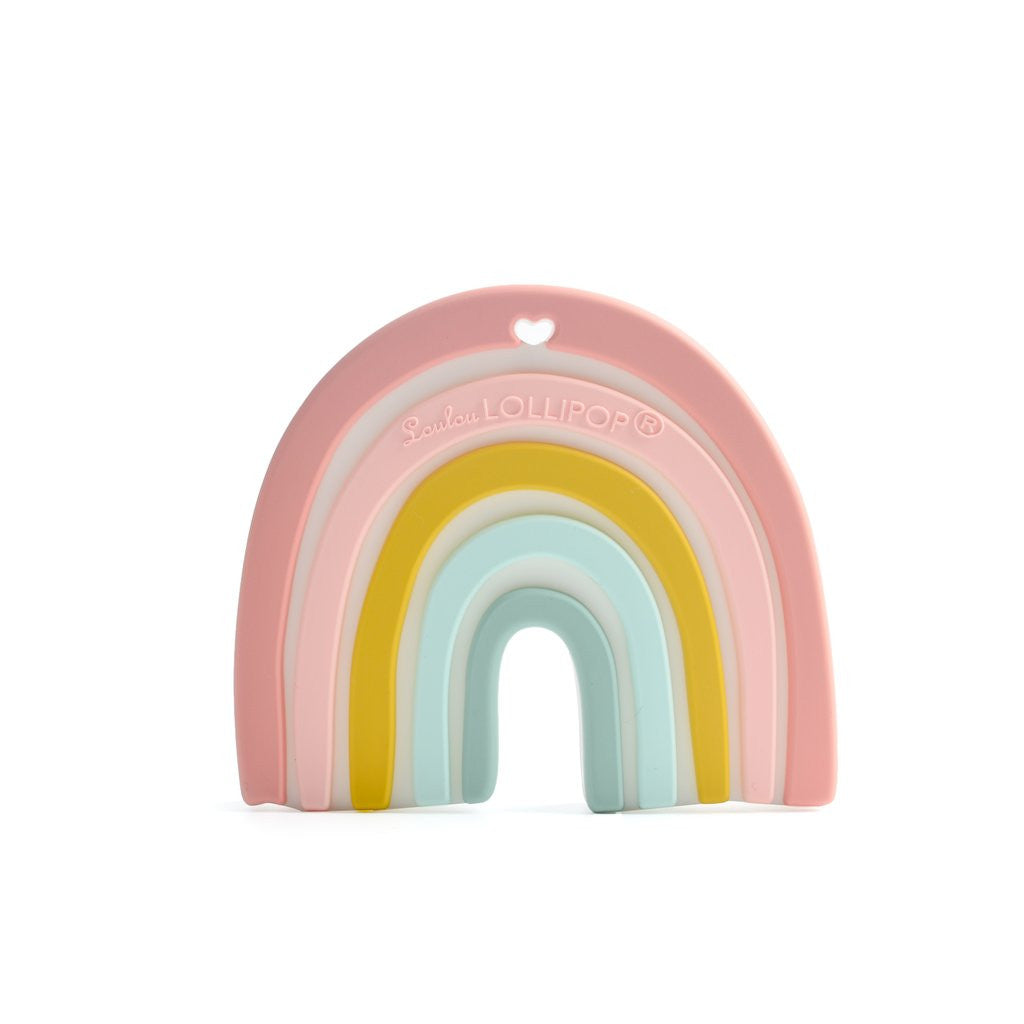 Sushi Roll Silicone Teether Single/Pastel Rainbow – Bunny Munnie