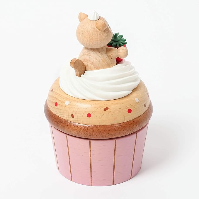 Kitten Cupcake Music Box