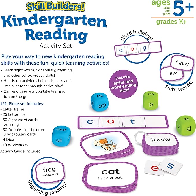 Skill Builders: Kindergarten Reading