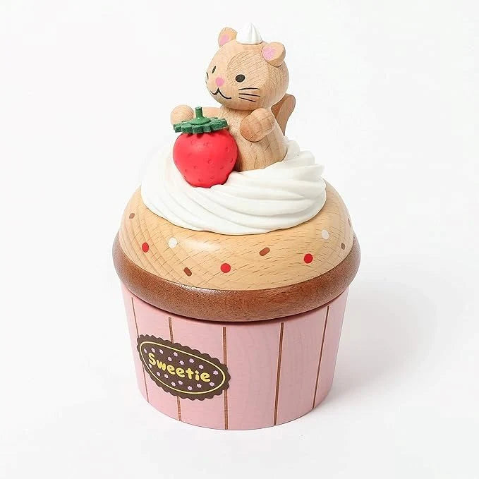 Kitten Cupcake Music Box