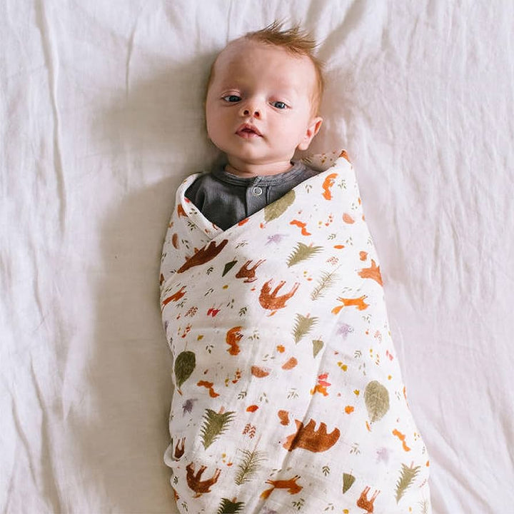 Muslin Swaddle - Forest Friends