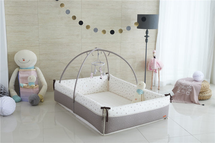 Inua Bumper Bed - Milk Brown