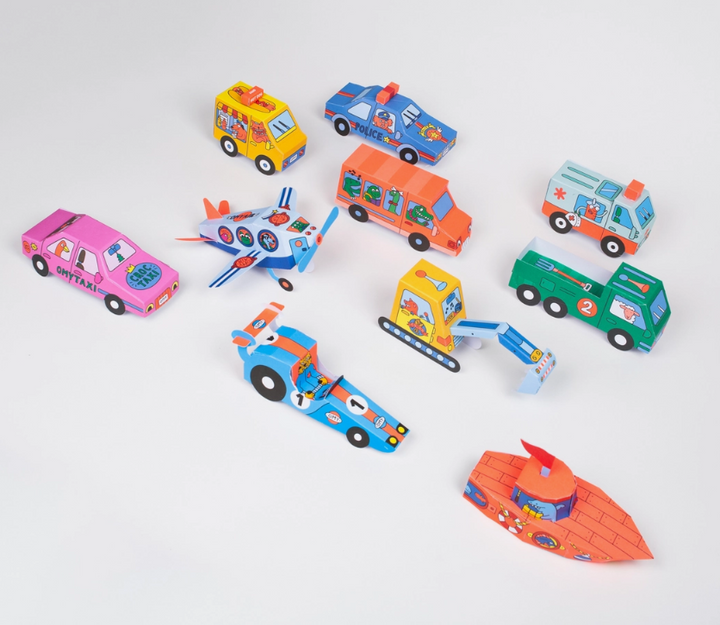 3D Paper Toys - Vehicle