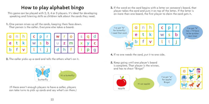 Alphabet Matching Games and Book