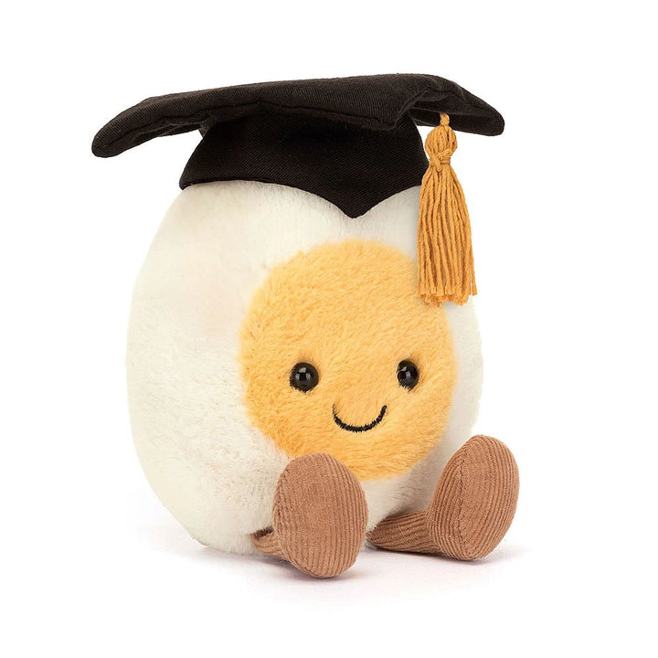 Jellycat Amuseables Boiled Egg Graduation  (Limit 1 Per Customer)