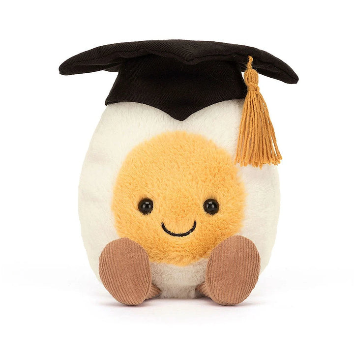 Jellycat Amuseables Boiled Egg Graduation  (Limit 1 Per Customer)
