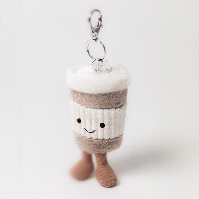 Jellycat Amuseables Coffee-To-Go Bag Charm (Limit 1 Per Customer)