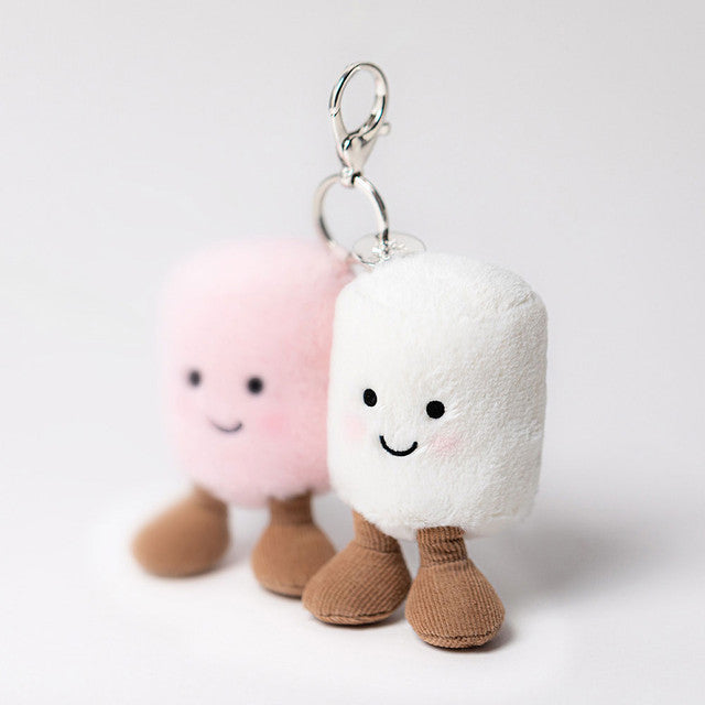 Jellycat Amuseables Pair Of Marshmallows Bag Charm (Limit 1 Per Customer)