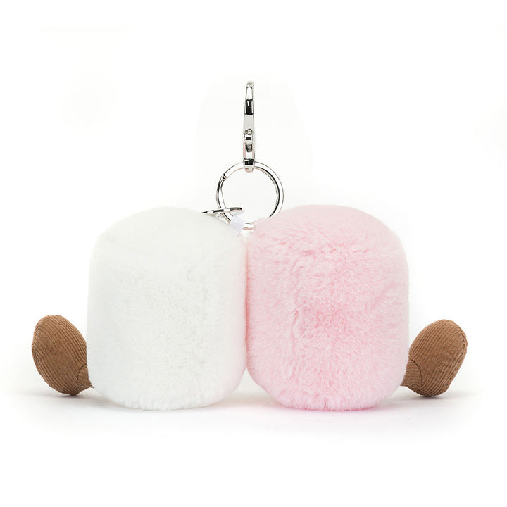 Jellycat Amuseables Pair Of Marshmallows Bag Charm (Limit 1 Per Customer)