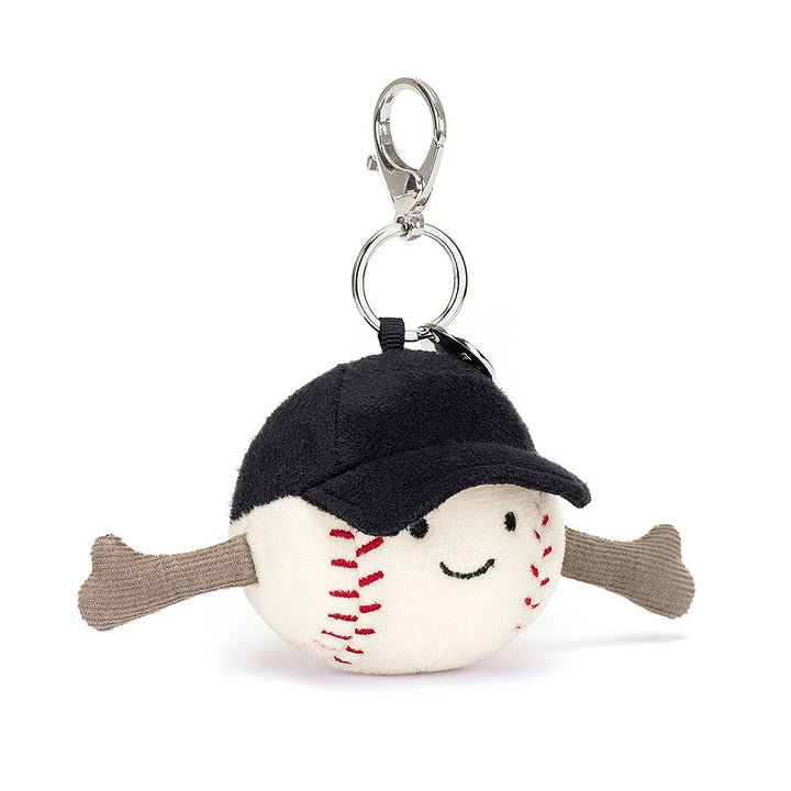 Jellycat Amuseables Sports Baseball Bag Charm - Retired