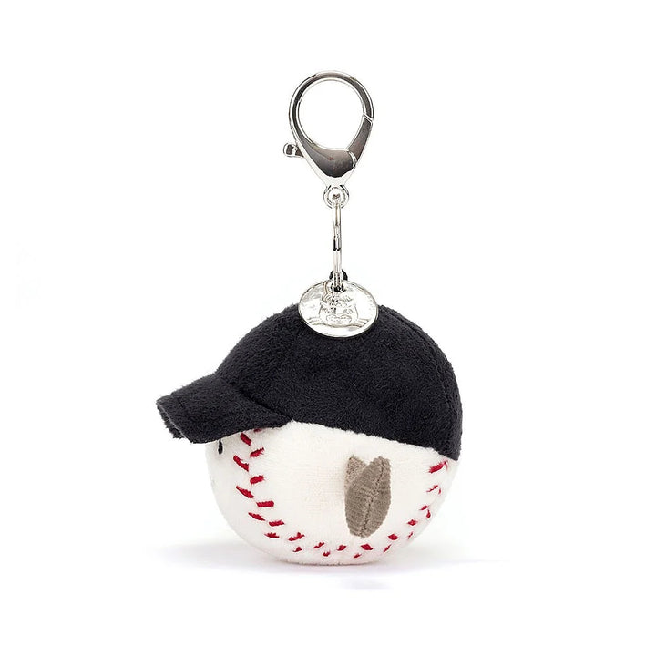 Jellycat Amuseables Sports Baseball Bag Charm - Retired