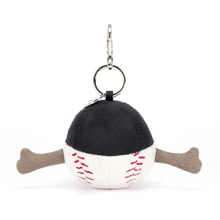 Jellycat Amuseables Sports Baseball Bag Charm - Retired