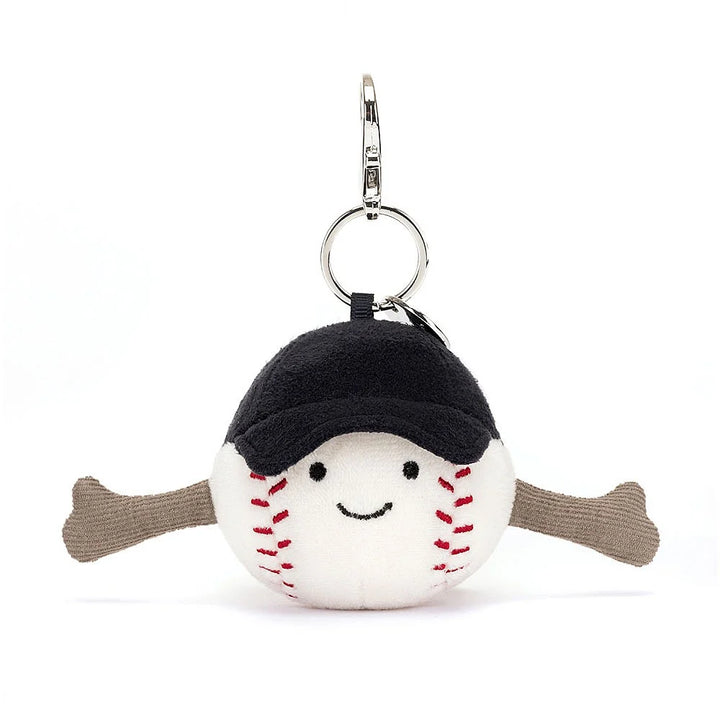 Jellycat Amuseables Sports Baseball Bag Charm - Retired